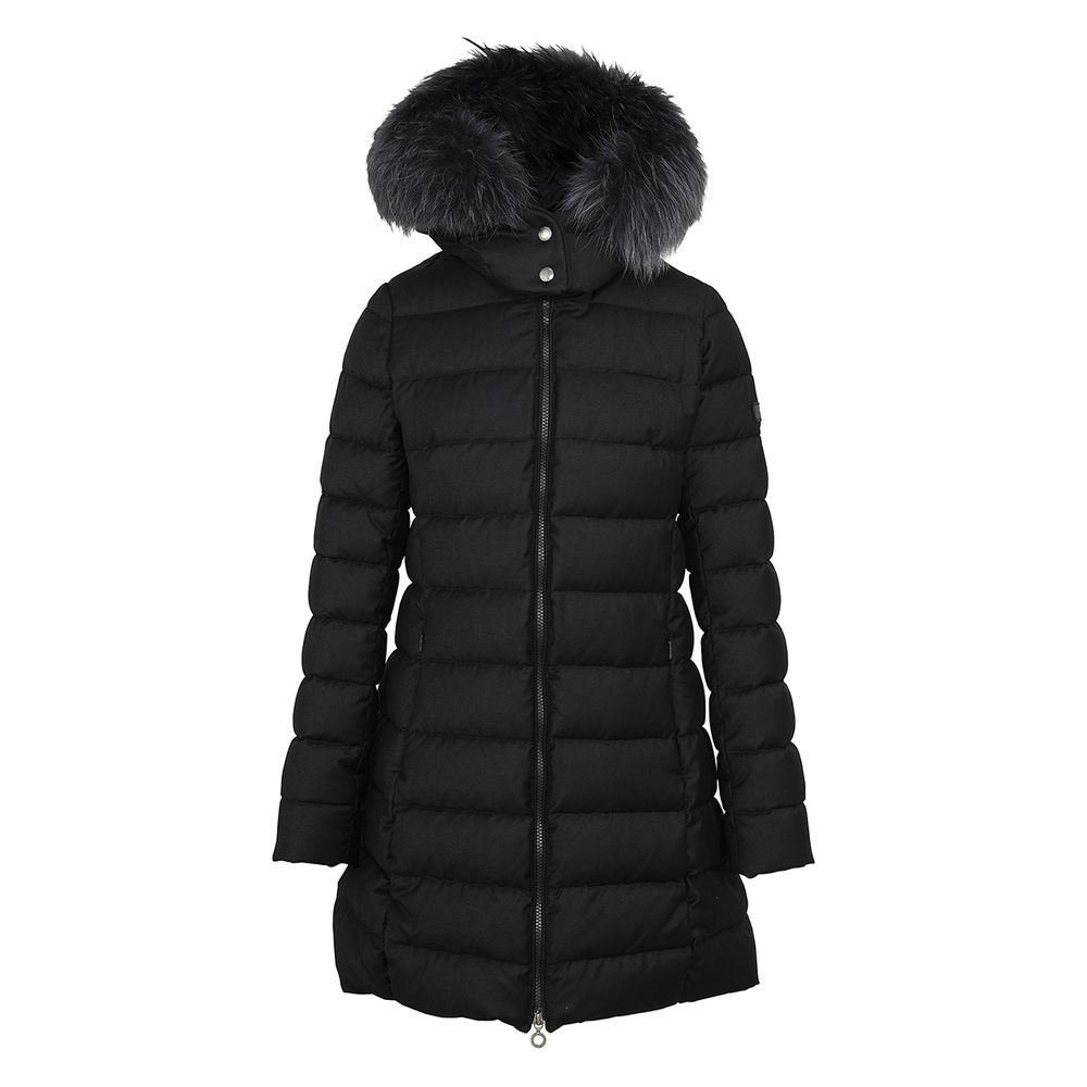 【レディース】 LAVIANA ラヴィアナ - BLACK / ミドル丈ダウンコート / LCKA0739013588