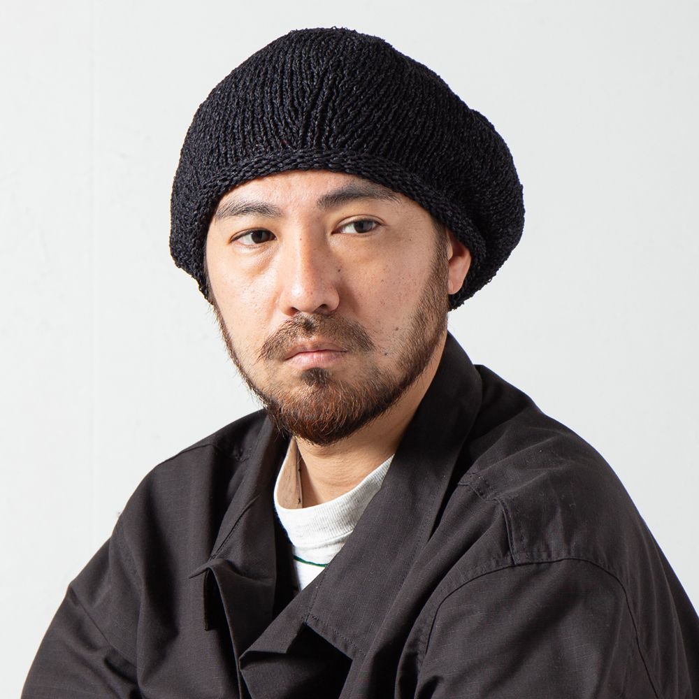 Japanese Paper Knit Tam Beret / 和紙 タムニットベレー / RL-22-1220