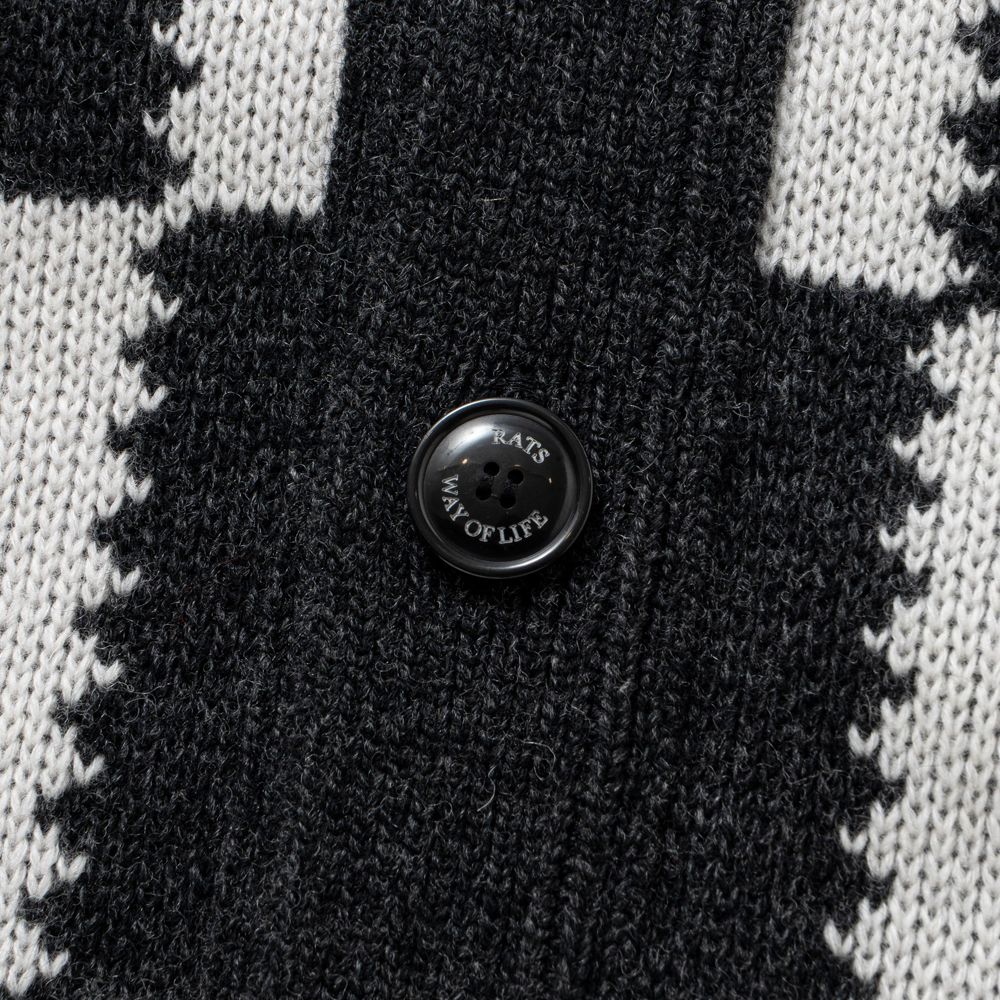 CHECKER CARDIGAN / チェッカー カーディガン / 25'RN-1108