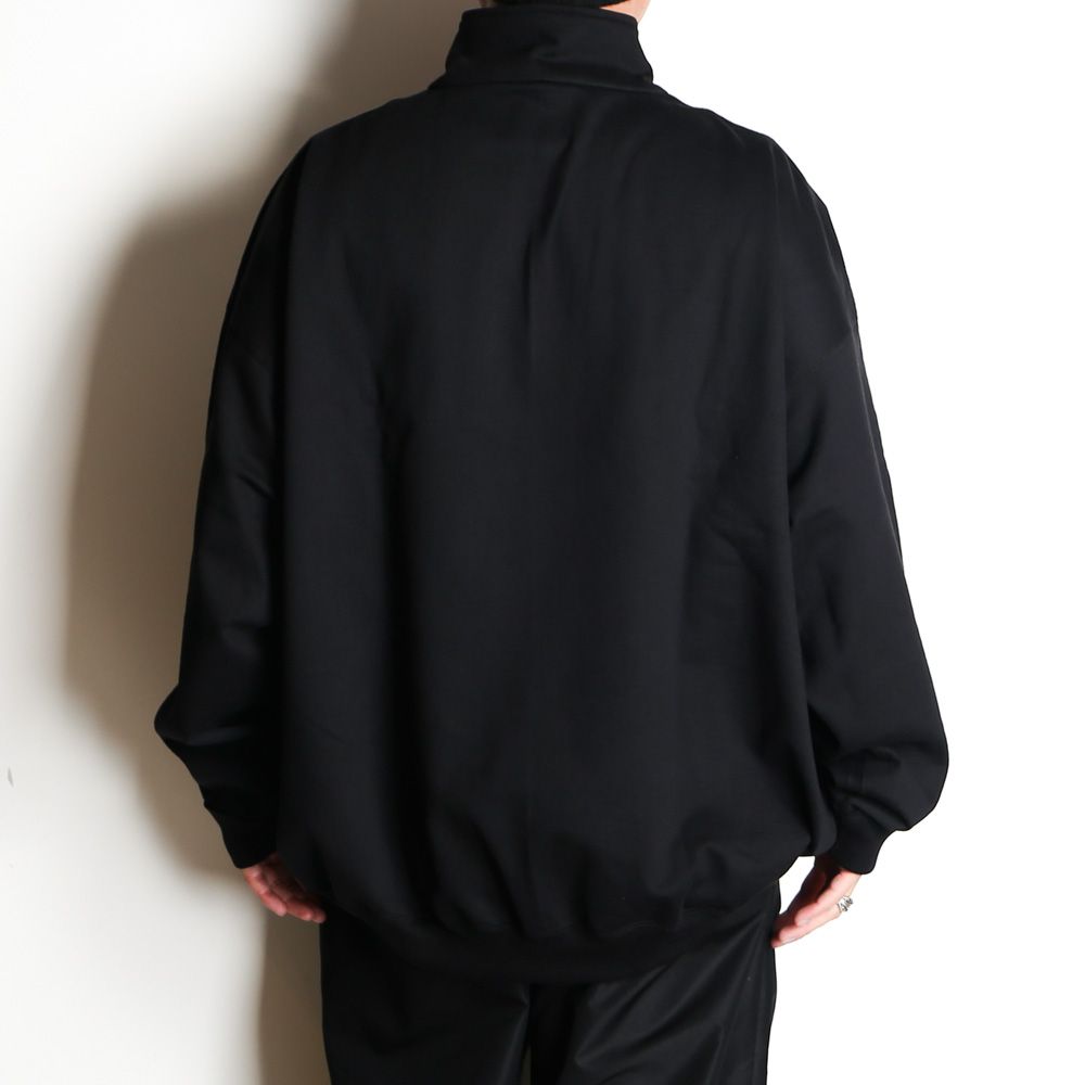 MARKAWARE - QUARTER ZIP PULLOVER - BLACK / オーガニック
