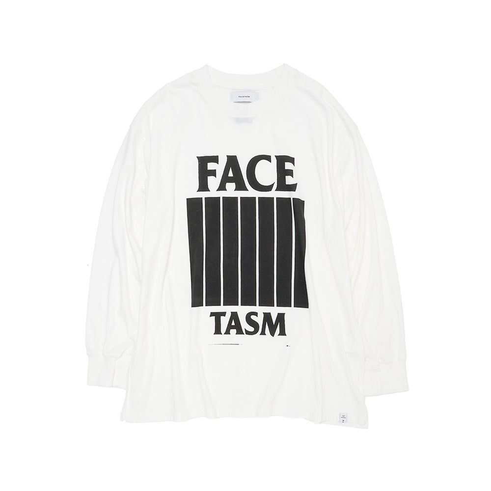 7 BARS LONG SLEEVE TEE - WHITE / グラフィック Tシャツ / KR-TEE-U03