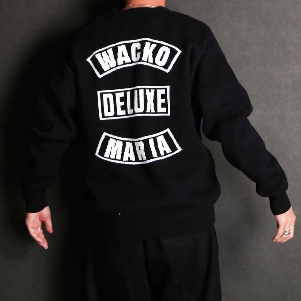 DELUXE - WACKO MARIA × DELUXE / CARDIGAN - BLACK / 24SDWM3000 