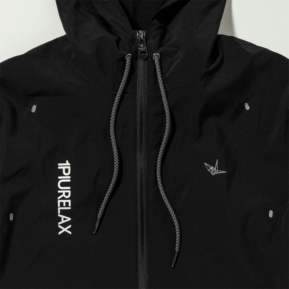 1PIU1UGUALE3 RELAX - RUNNING LOGO HOODIE / ジップアップ