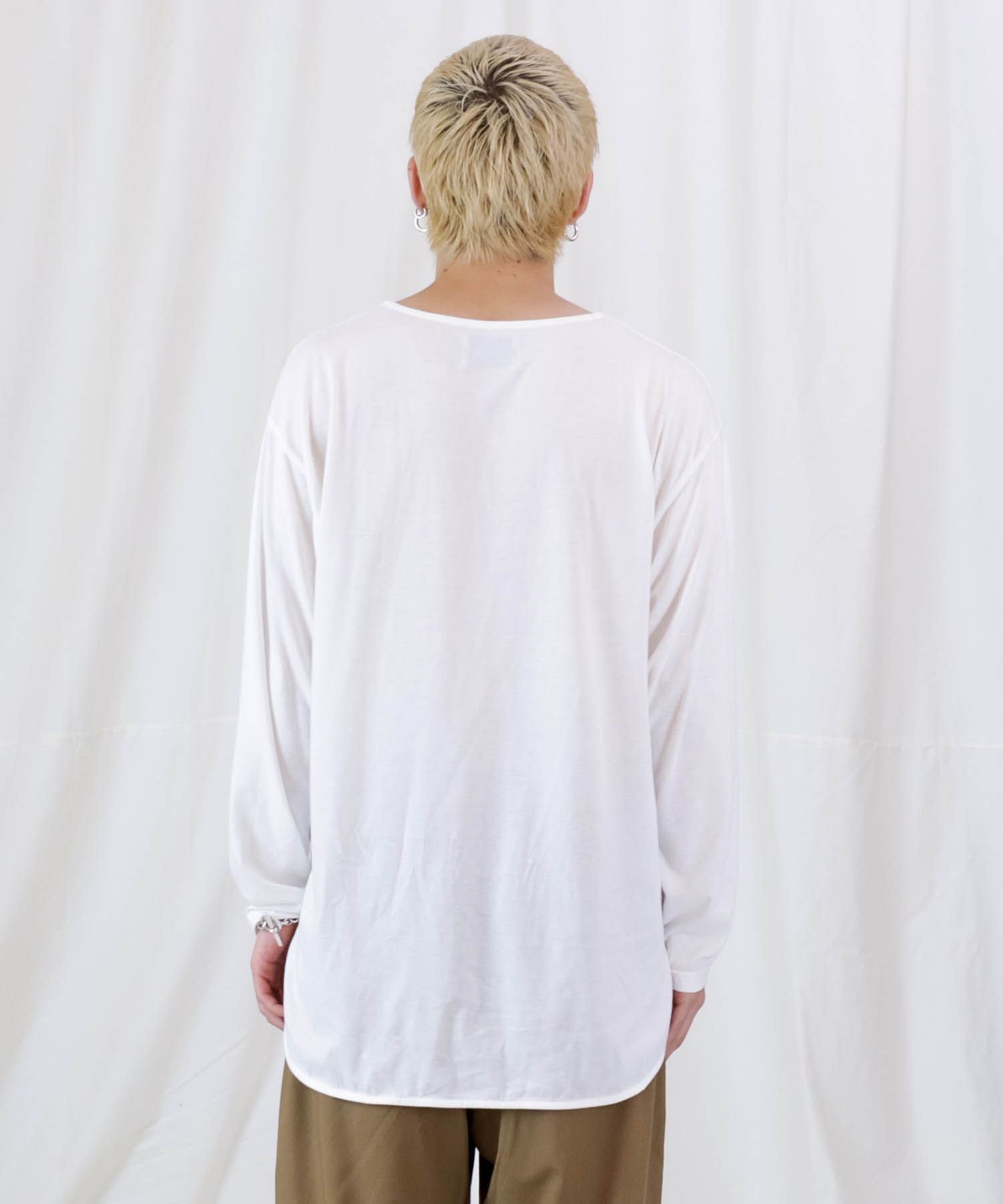LAYERED LONG CS / レイヤード ロングカットソー / 179101