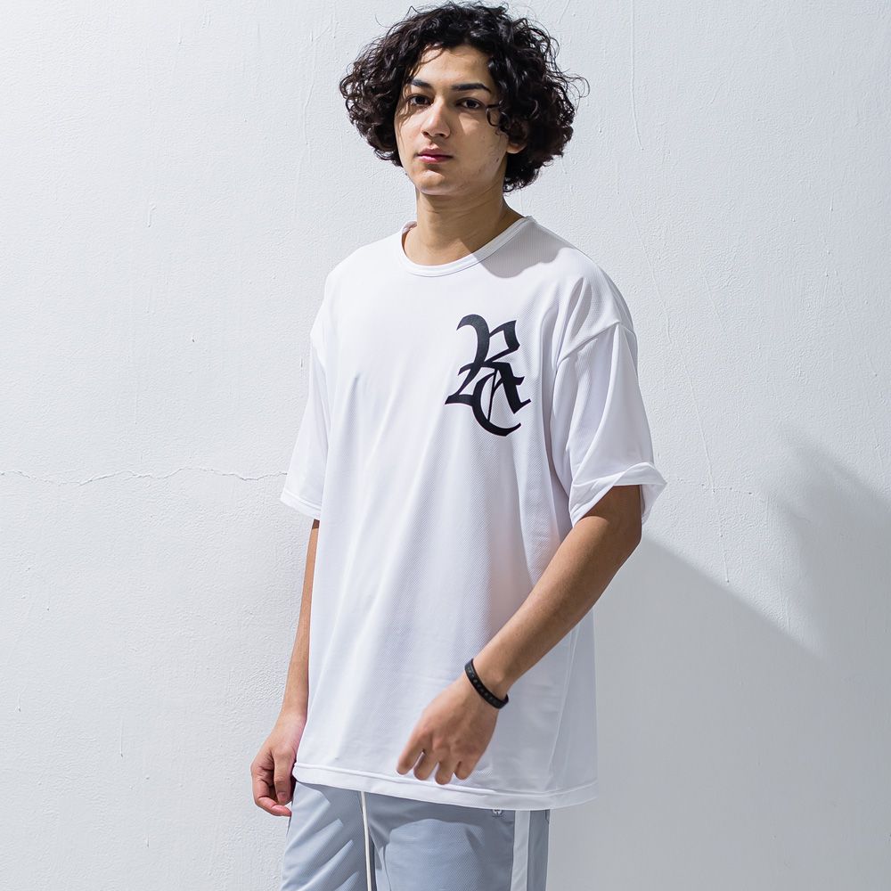 RC ROGO MESHLOOSE TEE / ドロップショルダー メッシュTシャツ / RC28-T-004