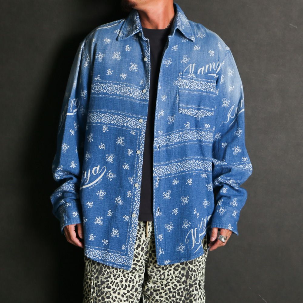 Bandana Discharge Shirt / バンダナ ディスチャージ シャツ / G16SH038