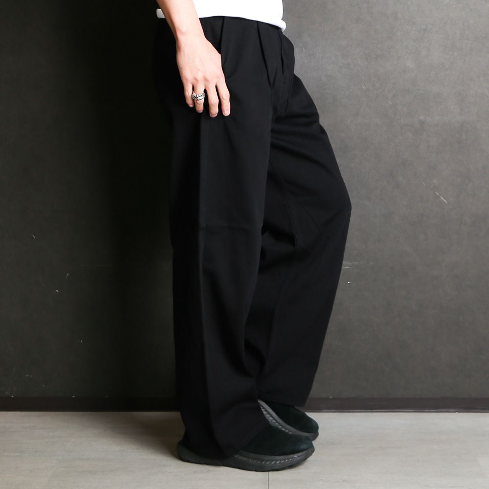 Katsuragi wide jeans / ワイドデニム - コットンドリルツイル / SNJ-39A