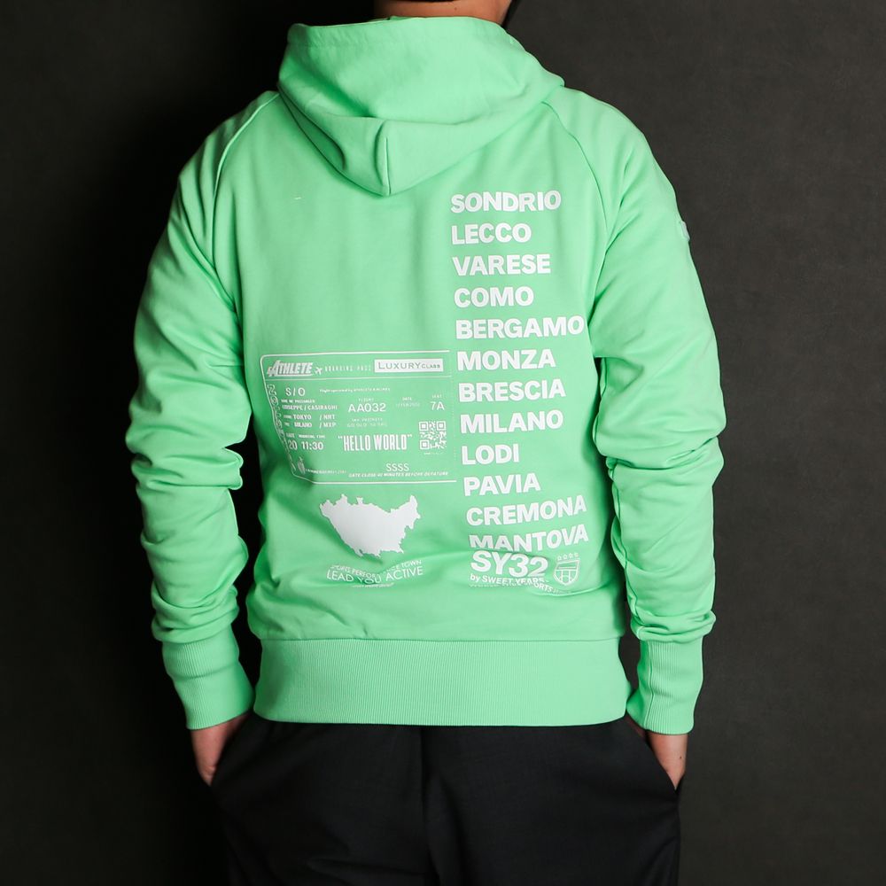 【ラスト1点-サイズM】 FLASH COLOR ZIP HOODIE / ジップアップ パーカー / 12004