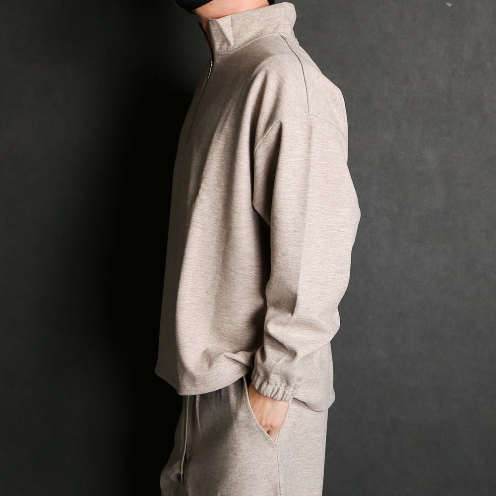 DOUBLE FACE JERSEY HALF ZIP / ハーフジップ プルオーバー / 178204