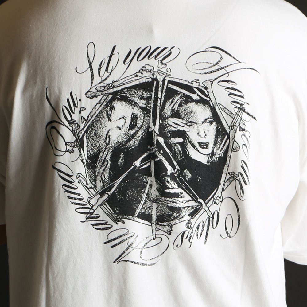 “SWEET SMILE” Tee T/C - WHITE / グラフィック Tシャツ / G16TS096