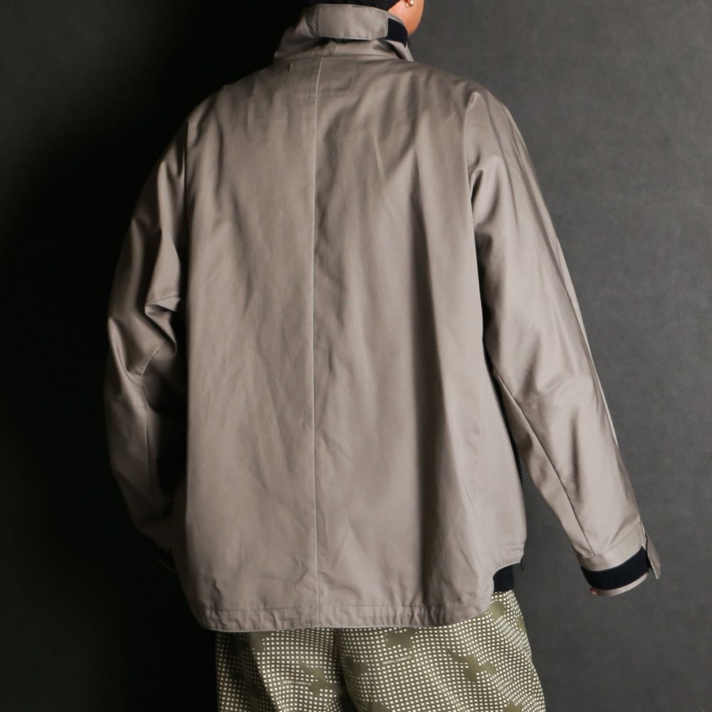 N.HOOLYWOOD - STAND COLLAR BLOUSON - BEIGE / 9242-BL03-005 | chemical  conbination