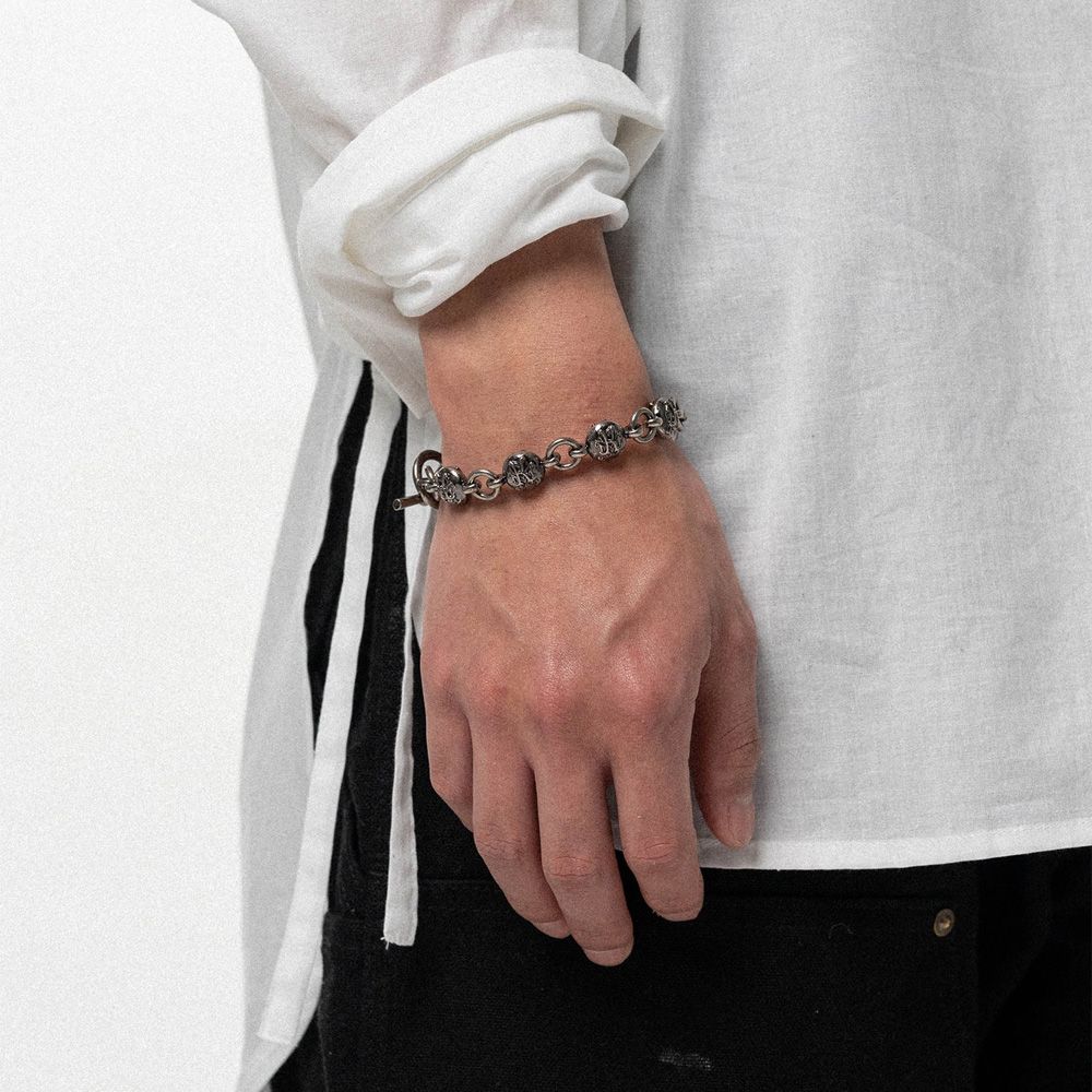 Ball Chain Bracelet - BLACK / ボールチェーンブレスレット / G16AC201