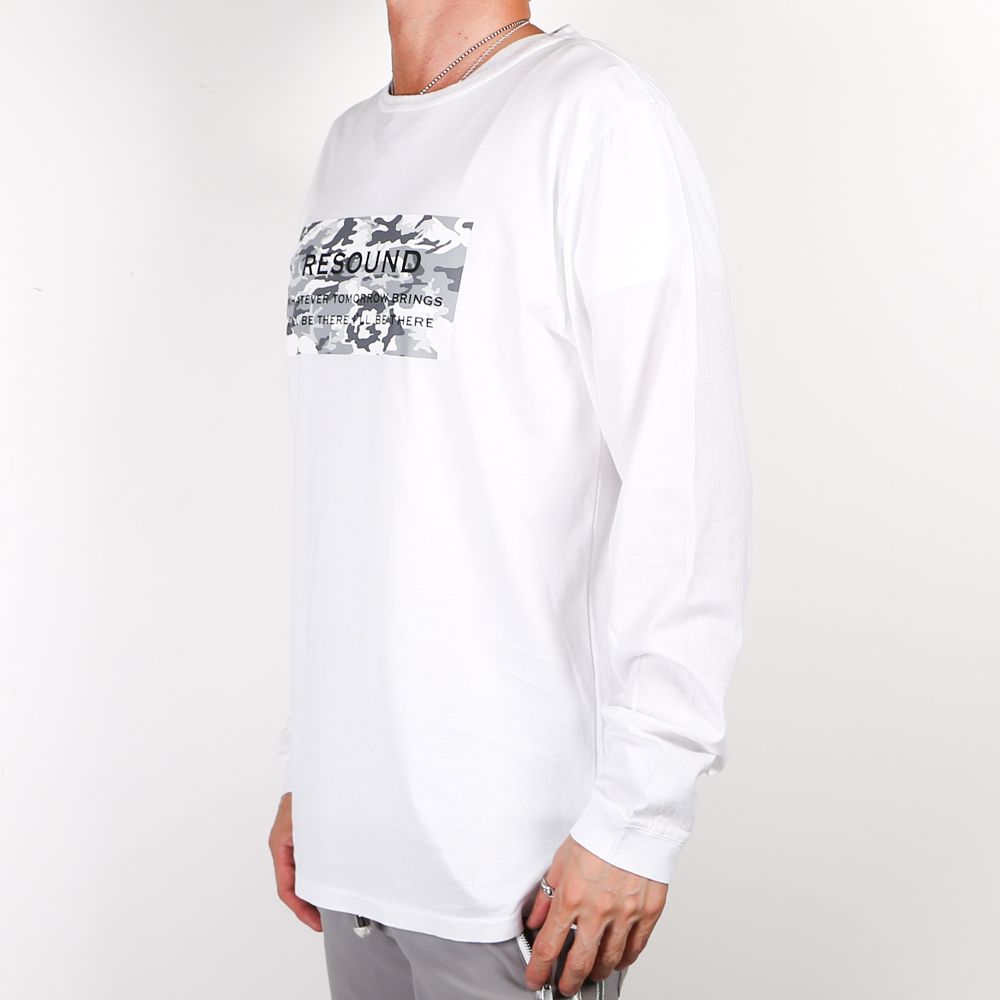 camouflage BOX ROGO LONG TEE / ボックスロゴ ロングスリーブTシャツ / RC17-T-002