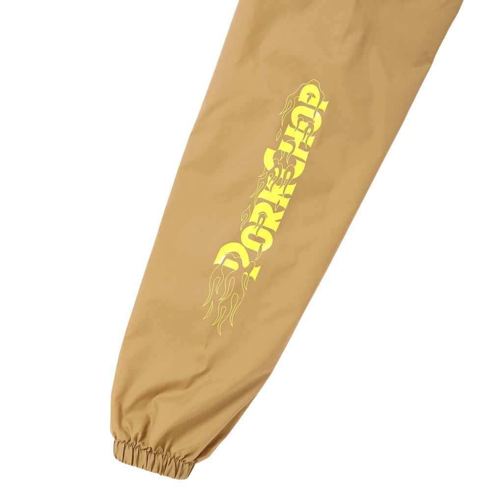 BURNING LOGO COACH JKT - KHAKI / コーチジャケット