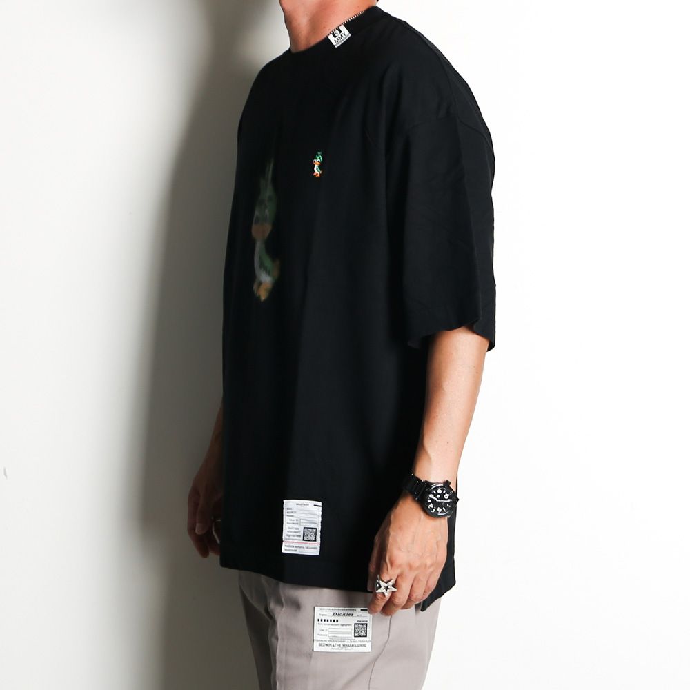 Leon Printed T-shirt - BLACK / レオン プリント Tシャツ / J17TS832