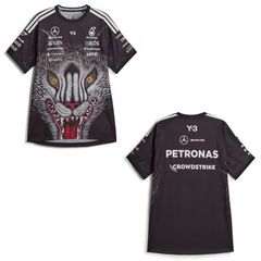 Y-3 MERCEDES - AMG PETRONAS FORMULA 1 TEAM DRIVER SHORT SLEEVE JERSEY / Tシャツ / KT2226