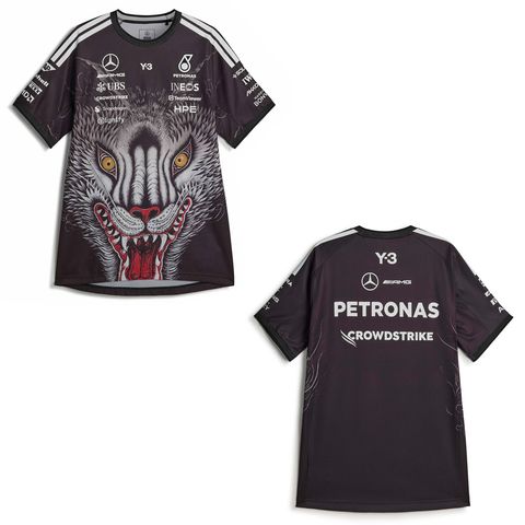 Y-3 MERCEDES - AMG PETRONAS FORMULA 1 TEAM DRIVER SHORT SLEEVE JERSEY / Tシャツ / KT2226