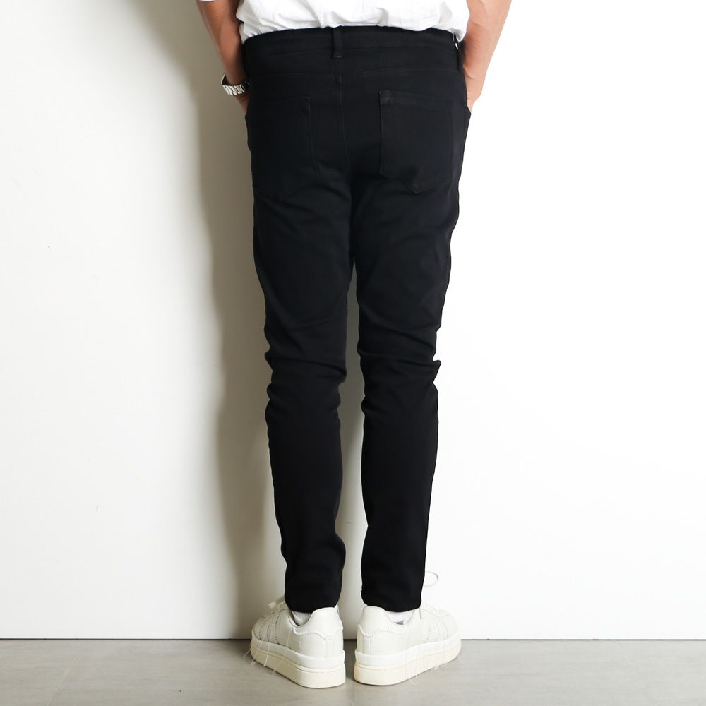 MICK DENIM JERSEY - BLACK / ジャージーンズ / BASIC-ST-020