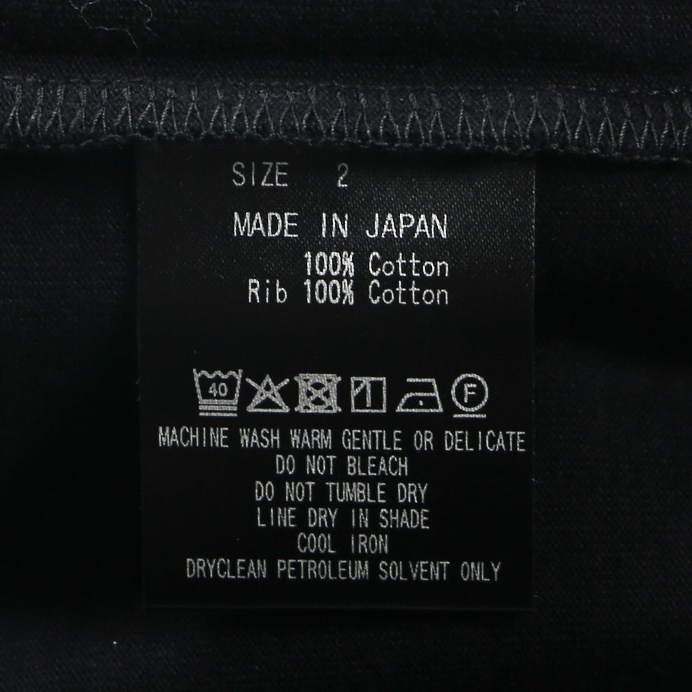 SLEEVELESS TEE - BLACK / オーガニックコットン40/2天竺 - スリーブレスTEE / M26A13CS03A