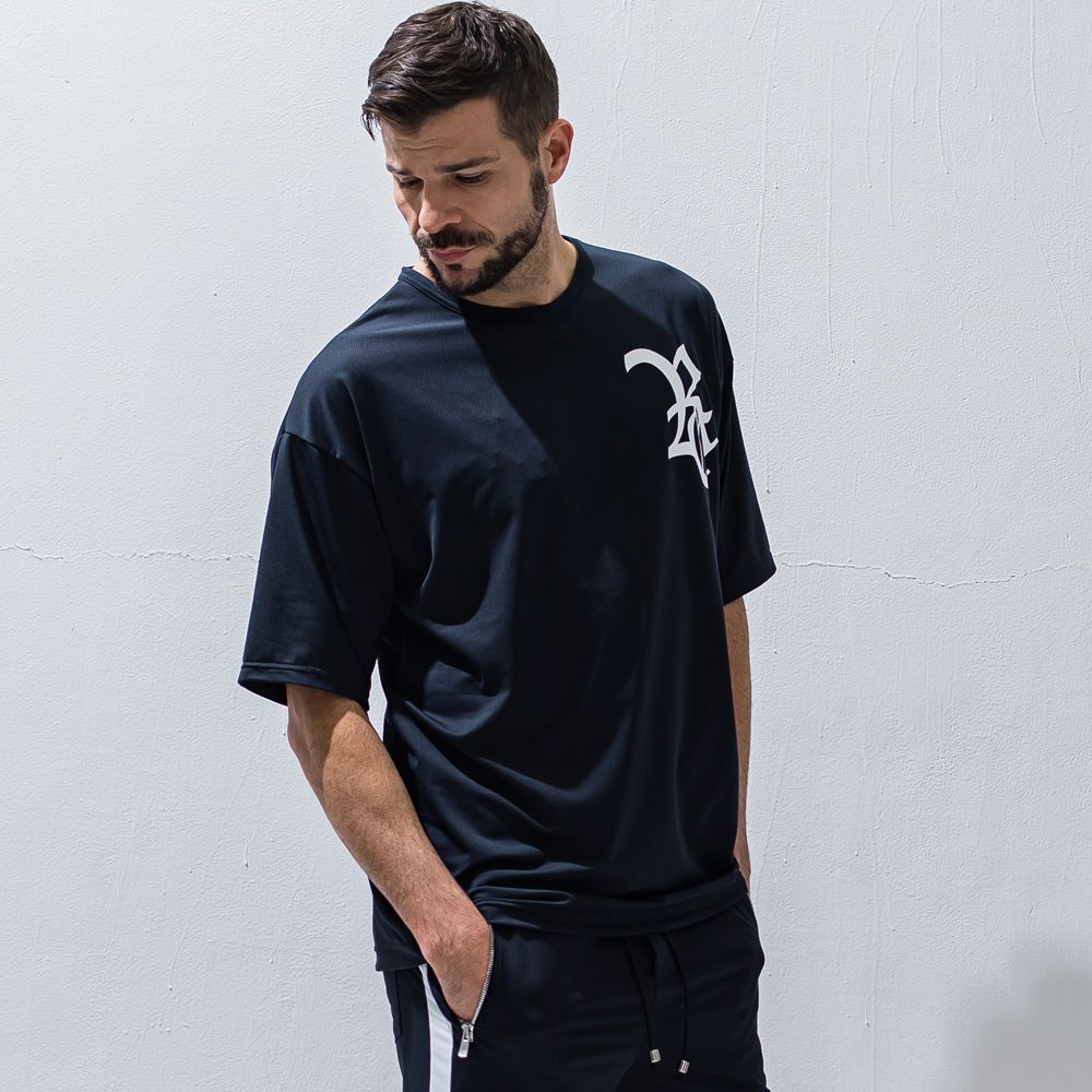 RC ROGO MESHLOOSE TEE / ドロップショルダー メッシュTシャツ / RC28-T-004