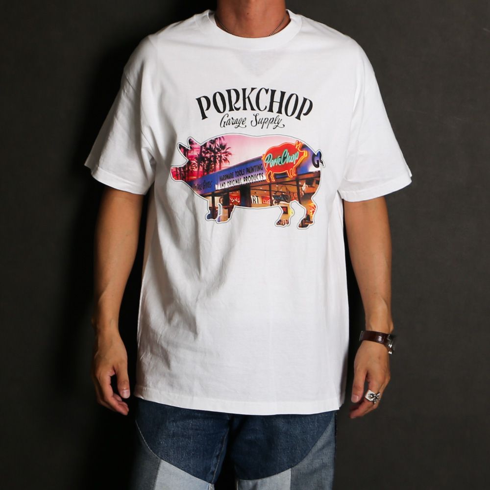PCP STORE TEE - WHITE / ショートスリーブTシャツ