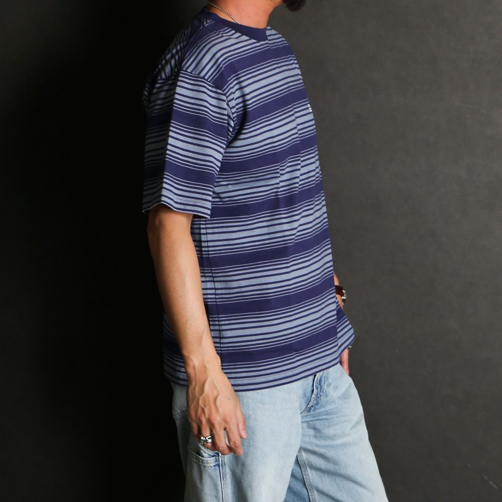 SD Heavyweight Border T - Blue / Tシャツ / TSOAA150