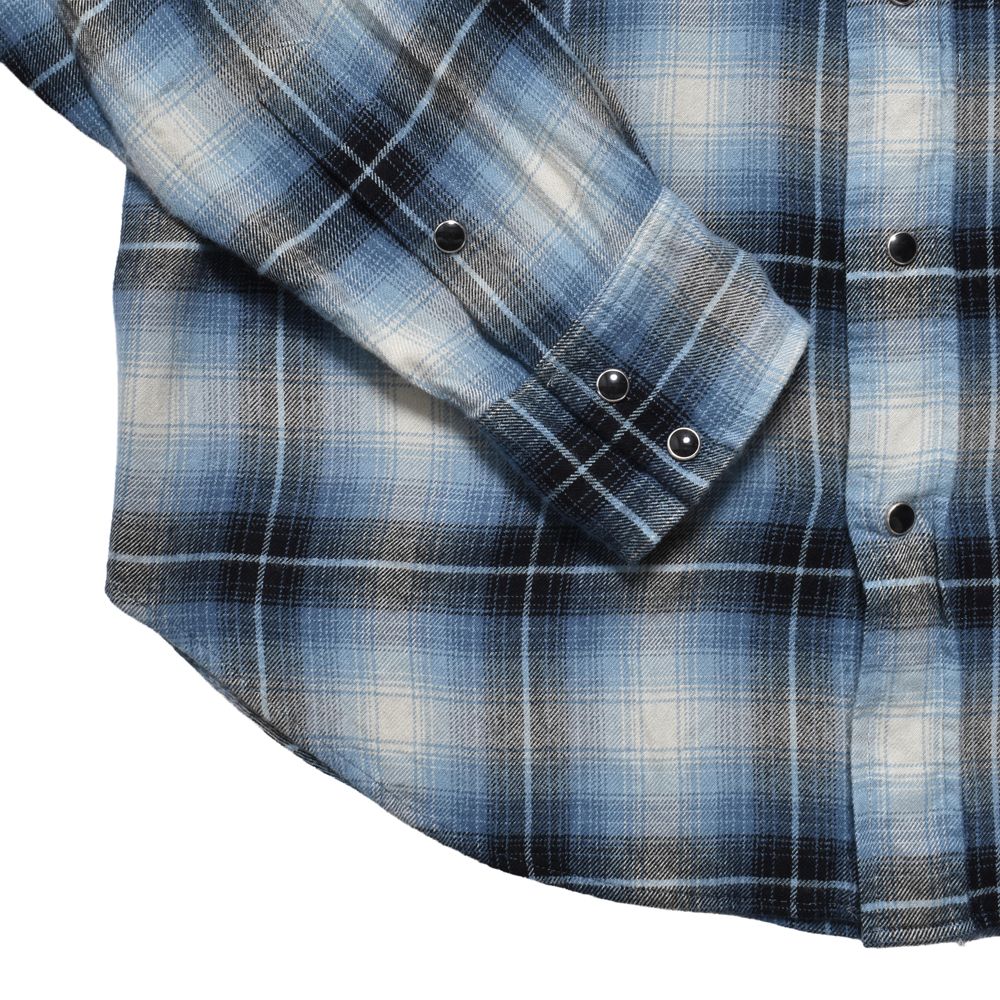 R.Flannel Ombre Western Shirt  - BPT / MDFBF10502