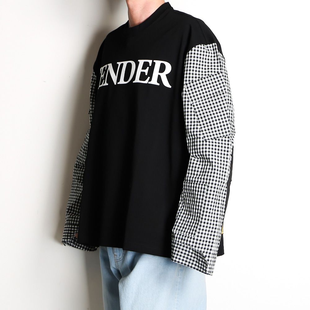 GINGHAM LONG TEE / GY-TO-4225