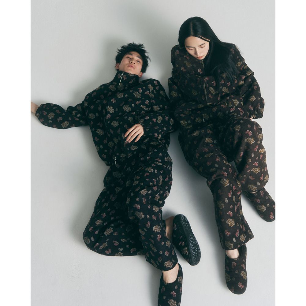 SUBU × superNova. - Velvet Jacquard - Brown / サンダル - ベルベットジャガード / SNSB-007B
