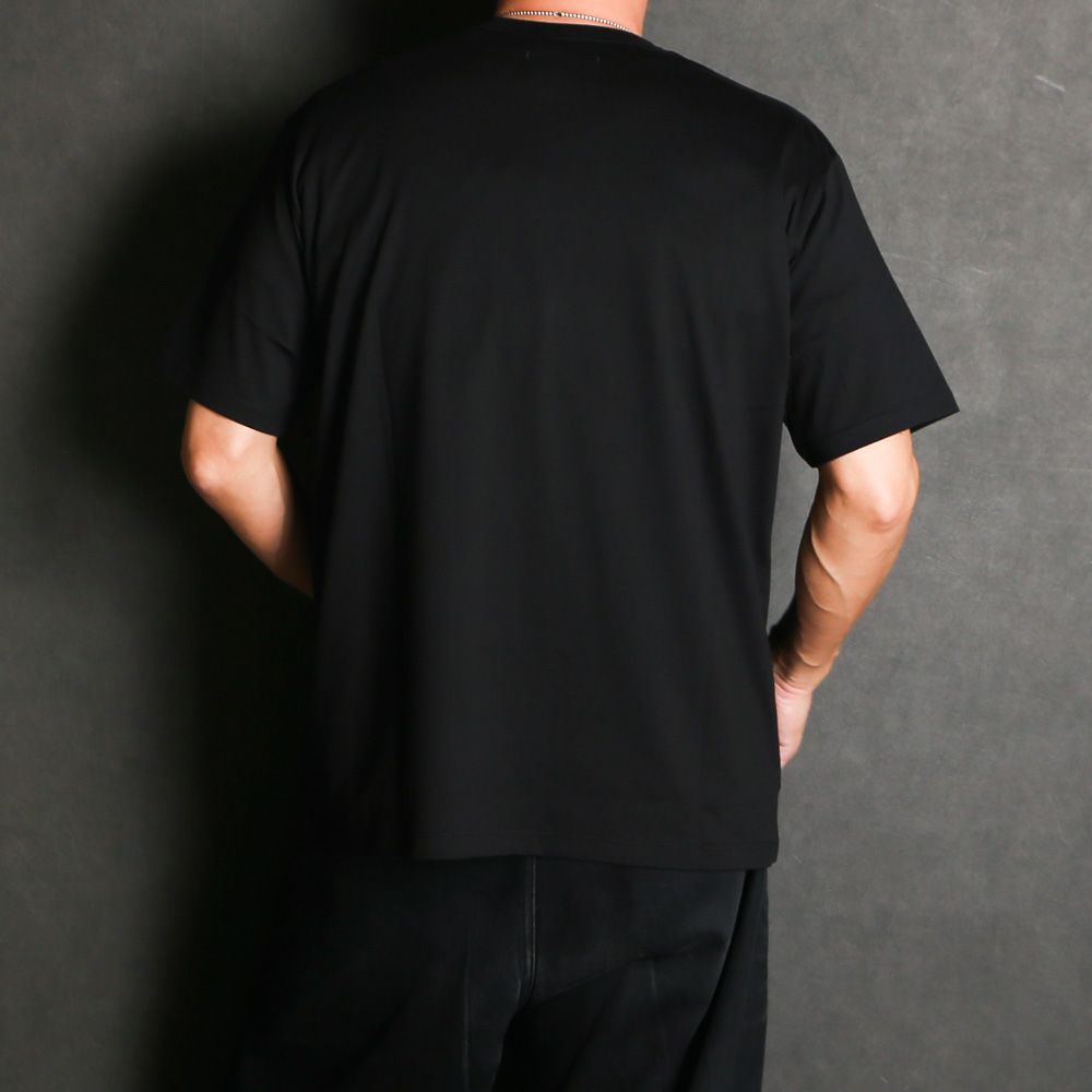NEW RELAXED FIT Tee - BLACK / オーガニックGIZA 70/2天竺 - ニューリラックスドフィットTee / A26B08CS01B