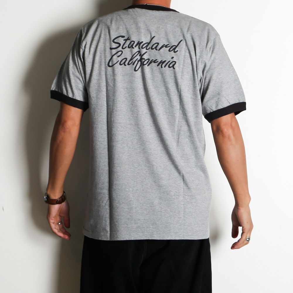 【ラスト1点-サイズXL】 Disney / SD Ringer T - Gray × Black / Tシャツ / TSOSJ110