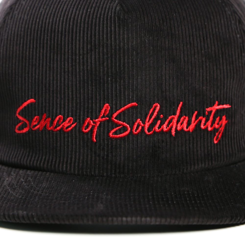 CORDUROY CAP "SENCE OF SOLIDALITY" / コーデュロイ キャップ / 21'RA-0914