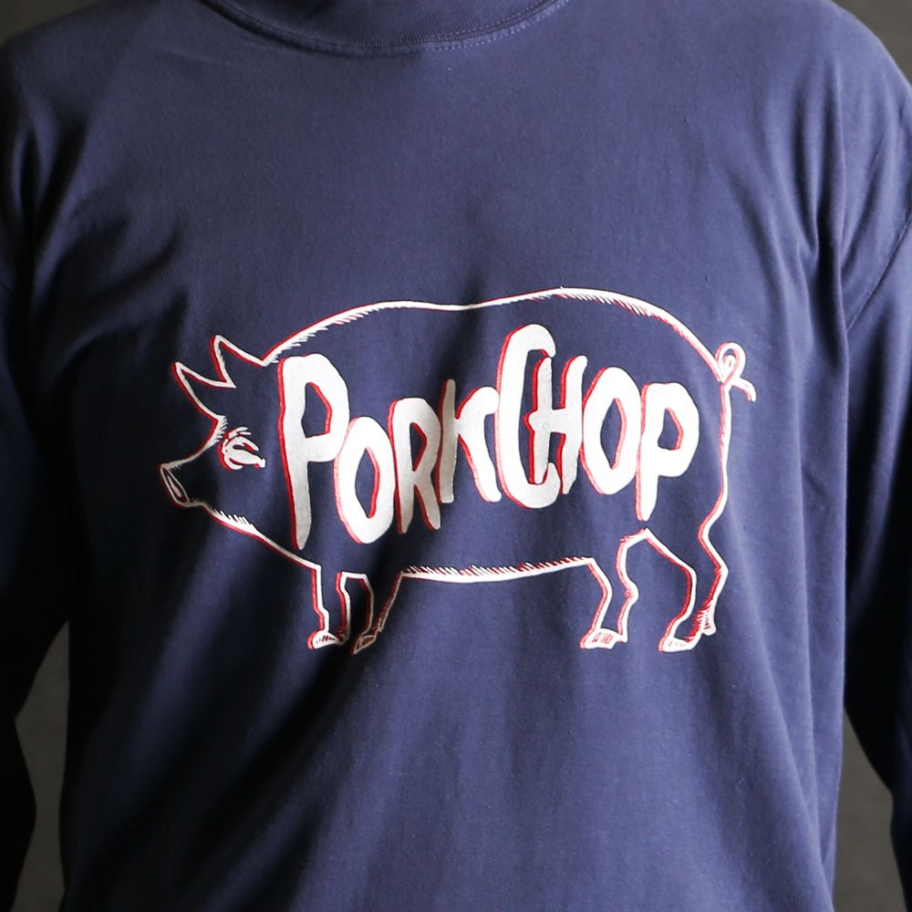 SCUM PORK L/S TEE - NAVY / ロングスリーブTシャツ