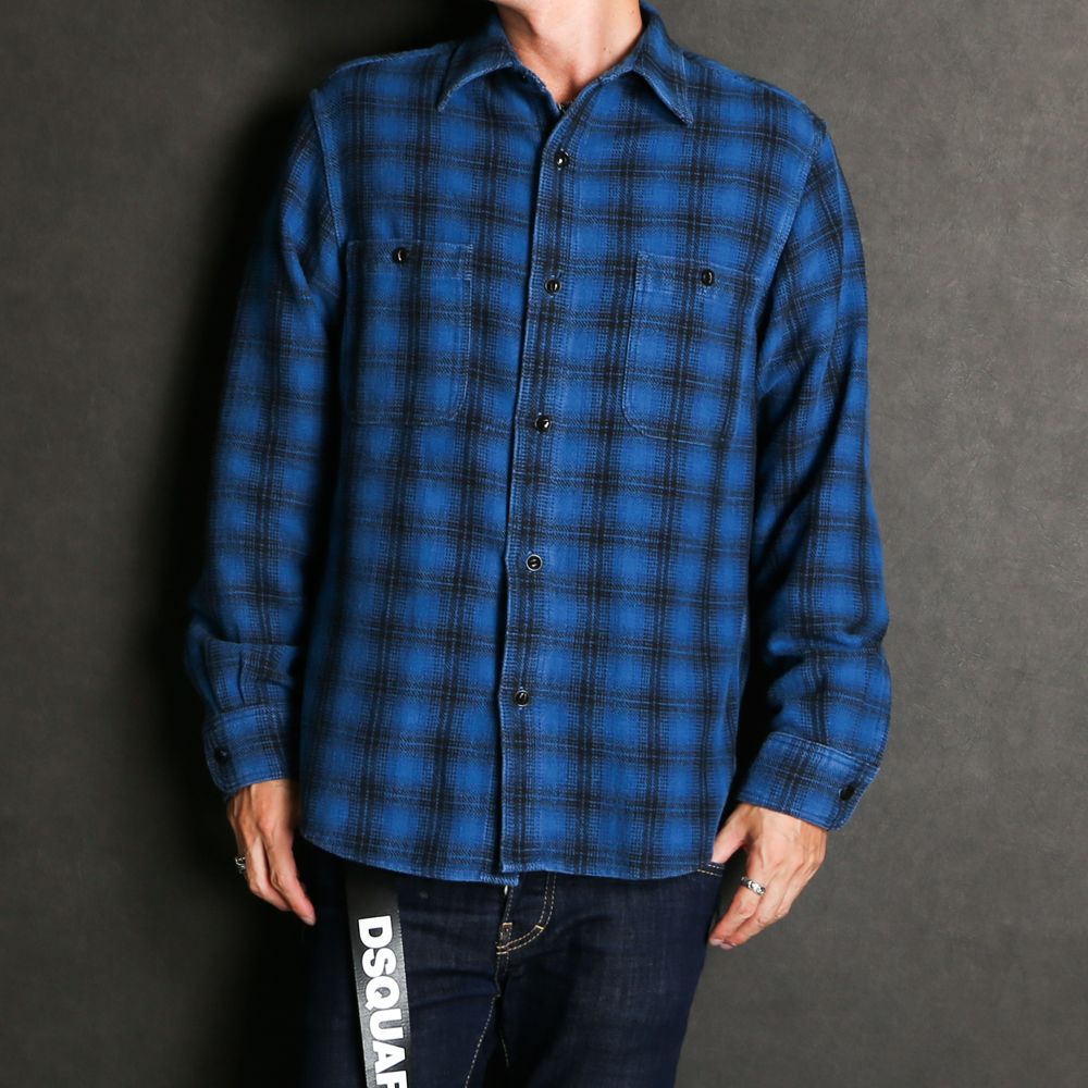 MINEDENIM - V.Check Flannel Work SH / 2209-5003 | chemical conbination