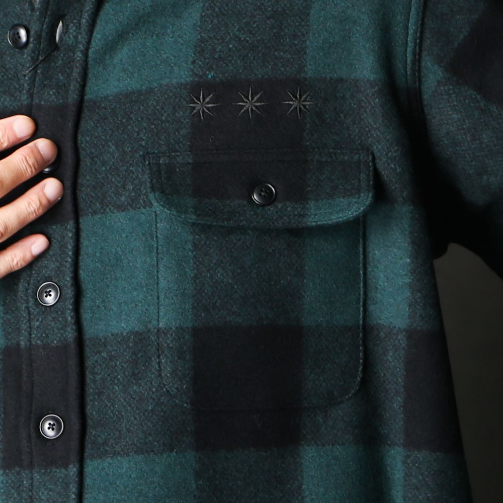 CPO Shirt - Green / CPOシャツジャケット / GD0469