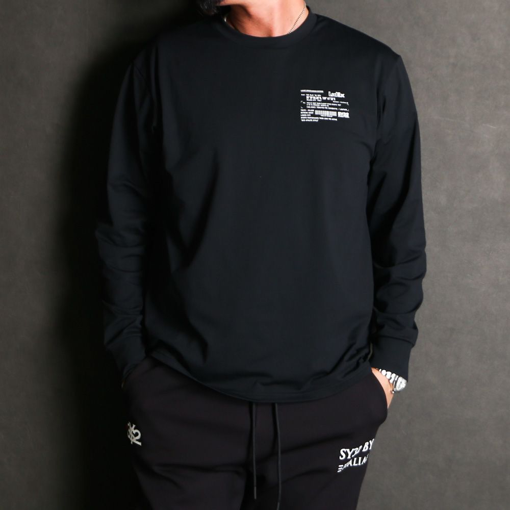 ICON GRAPHIC L/S TEE - BLACK / グラフィックTシャツ / 15045