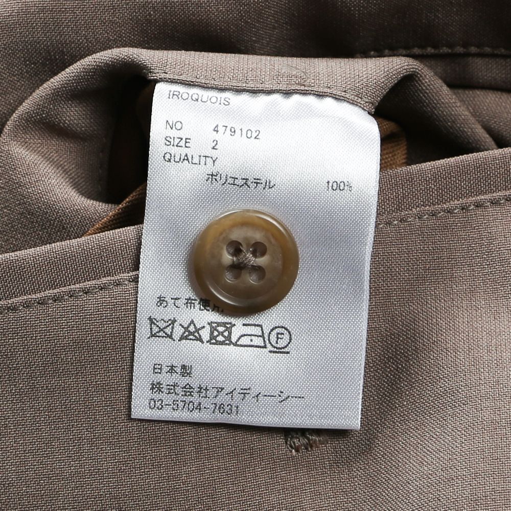 REFLAX WEATHER CLOTH PT / サイドスリット テーパードパンツ / 479102