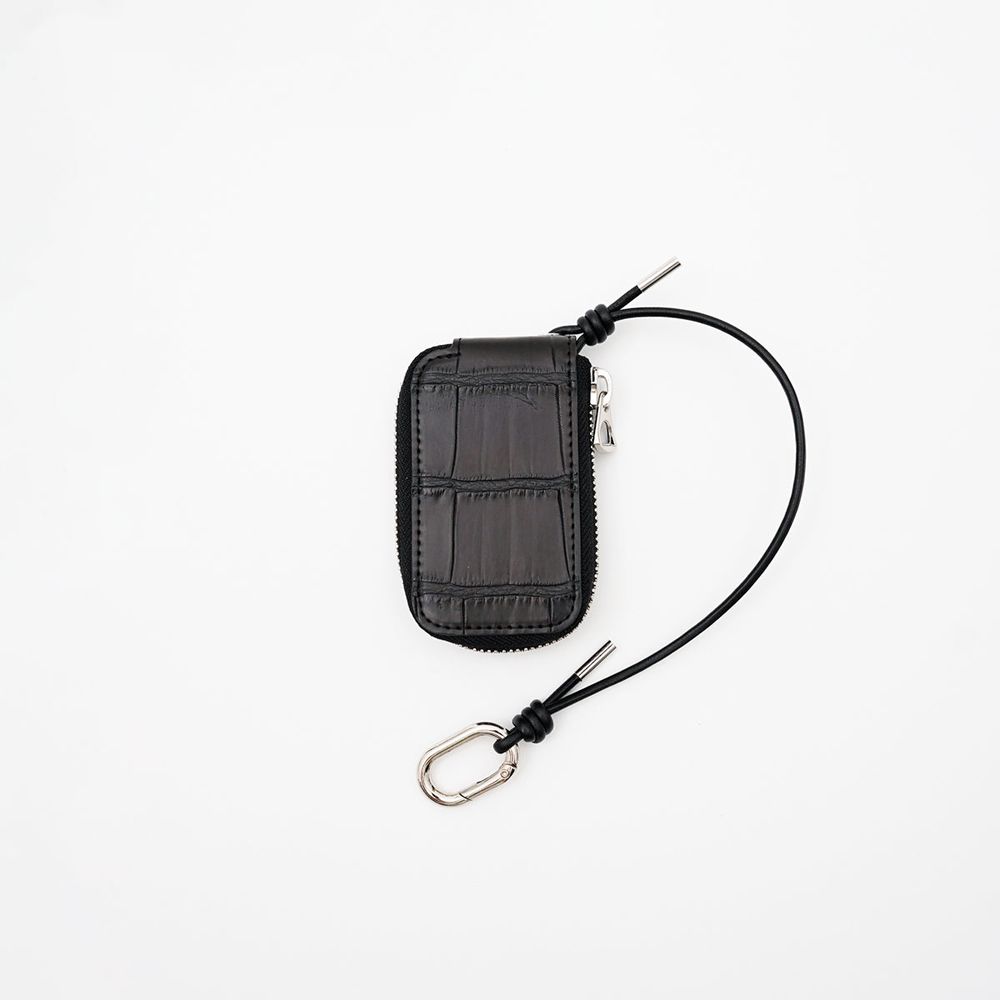 CRISTY SMART KEY CASE / CROCO / BLACK / ITTI-WLT-030-CRC