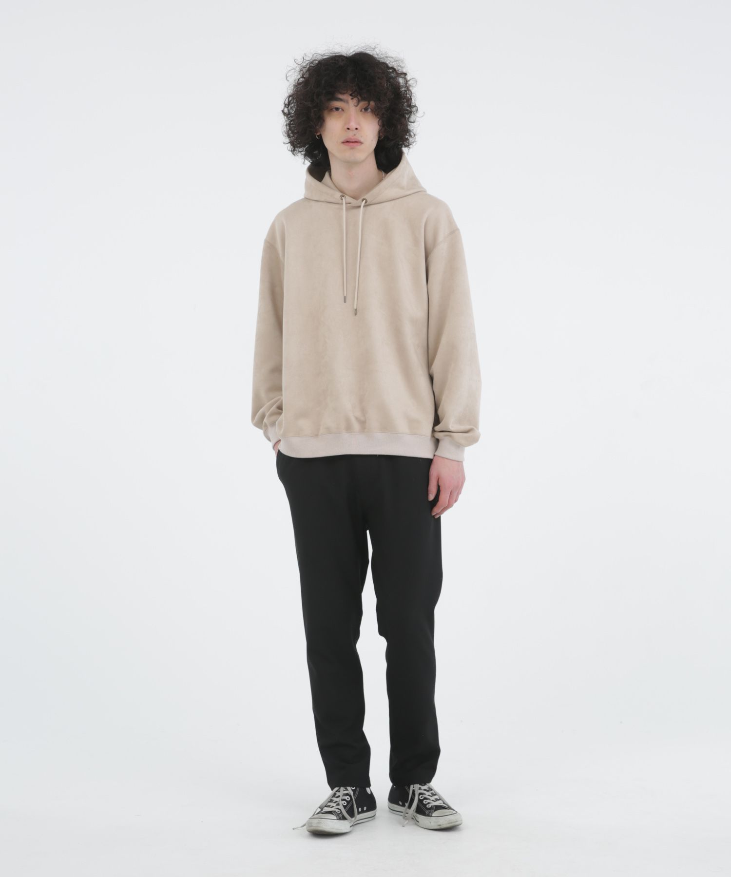 TECH KNIT SUEDE HOODIE / ダンボールスエード フーディー / 178203