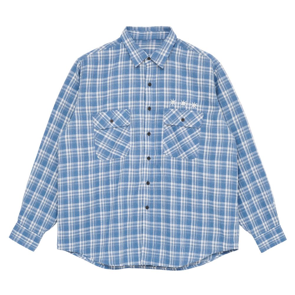 Flannel Shirt - Blue / フランネルシャツ / GD0468