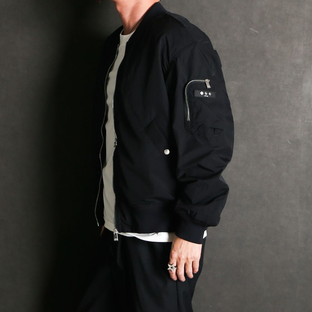 【ラスト1点-サイズ03】TOMORI トモリ - BLACK / ミリタリージャケット / MCKZ0401033588