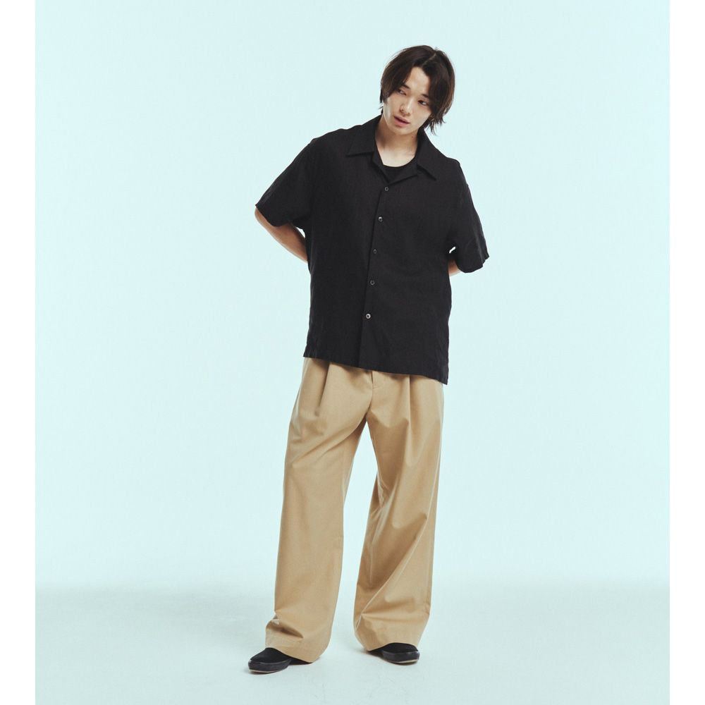Wide easy pants - Lyocell chino / ワイドイージーパンツ - リヨセルチノ / SN-609B