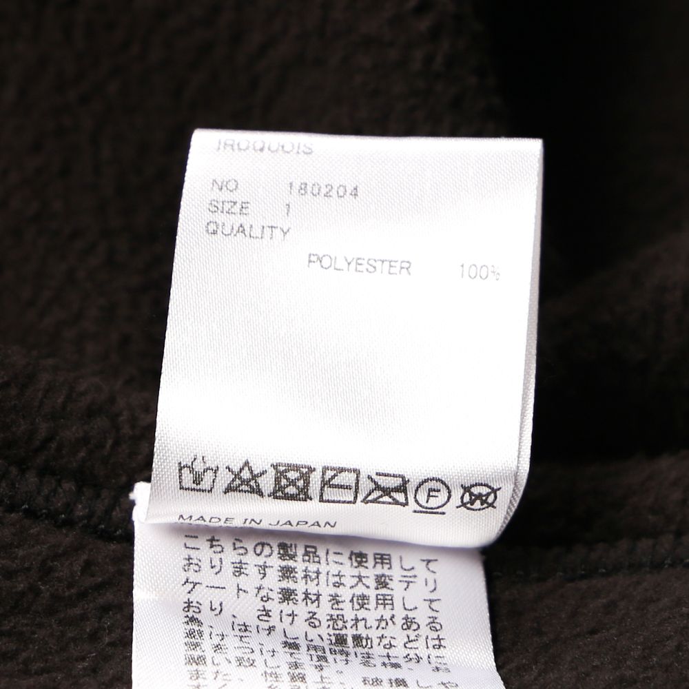 FLEECE HI NECK SIDE VENTS CS / マイクロフリース サイドベンツ カットソー / 180204