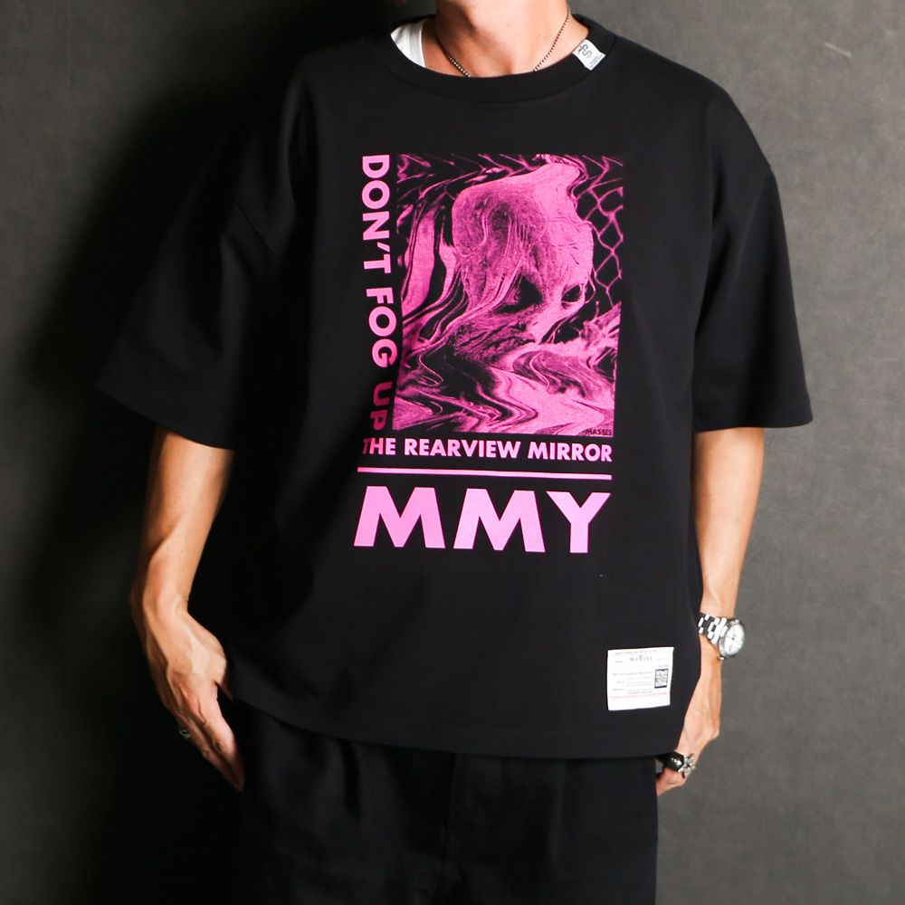 MASSES × Maison MIHARA YASUHIRO / DON'T FOG UP PRINT T-SHIRTS MMY - BLACK / Tシャツ / C15TS044