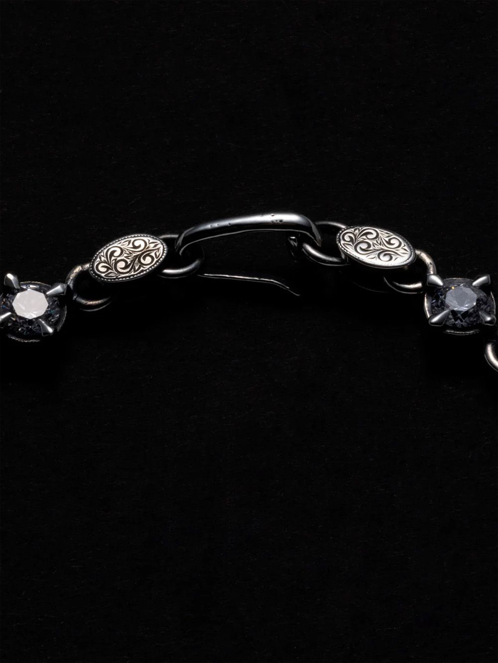 Engraved Cutstone Link Bracelet / ブレスレット / RX-617-1