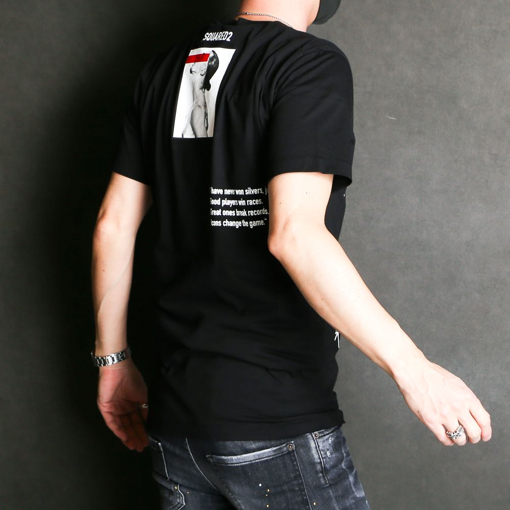 DSQUARED2 - ICON Tee / アイコン ロゴ Tシャツ / S79GC0024/S23009