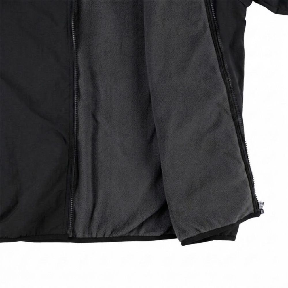 SD Shelled Fleece Jacket - Black / ナイロンフリースジャケット / OUNLE280