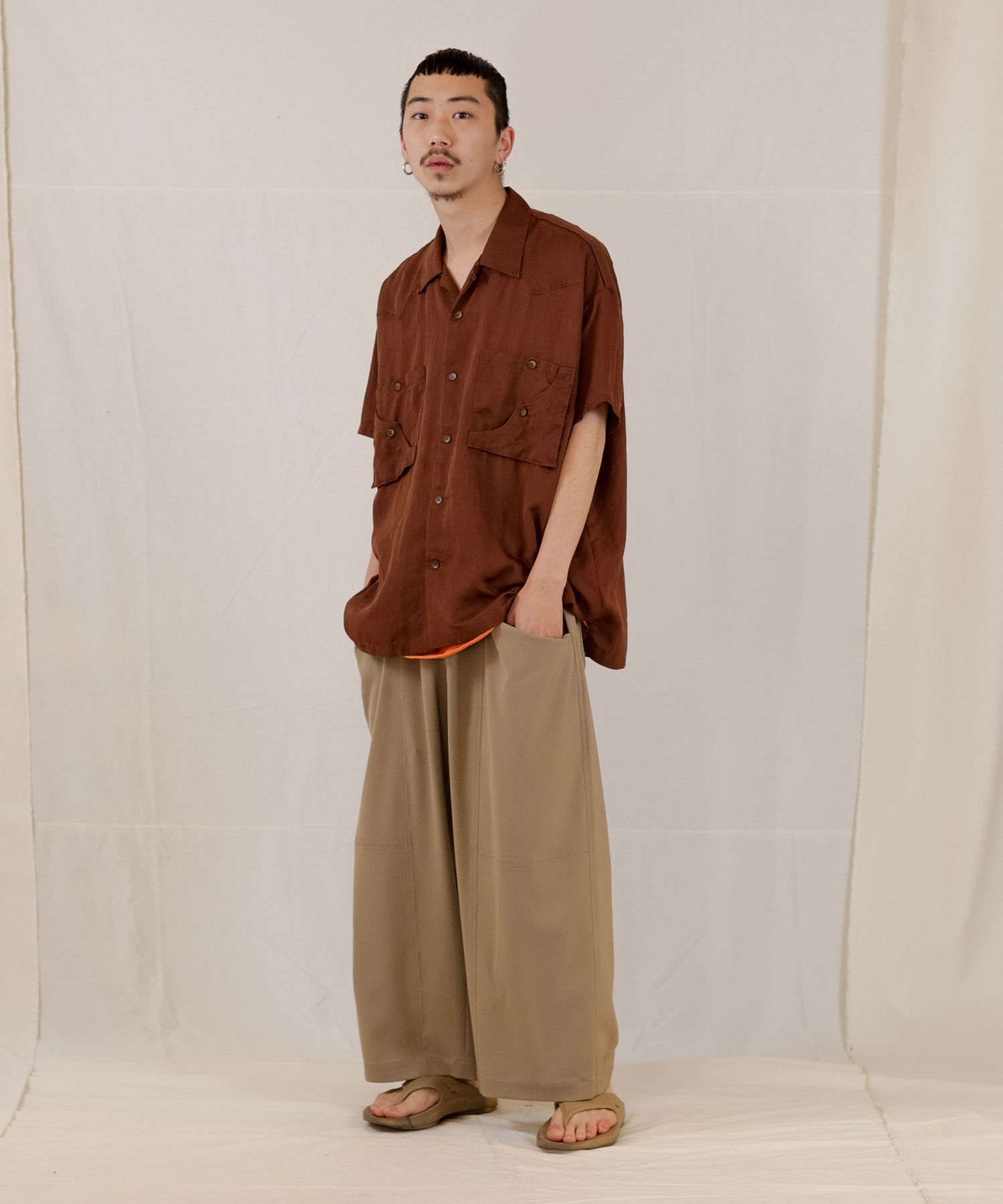 NOIE DESIGN SEAM WIDE PT / ワイドパンツ / 479118