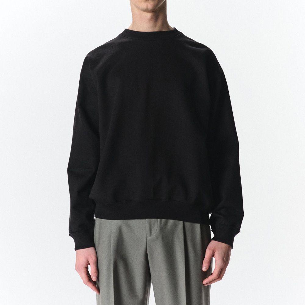 Comfort Sweat - Black / オーガニックコットンヘビー吊裏毛 - コンフォートスウェット / A26C13CS04C