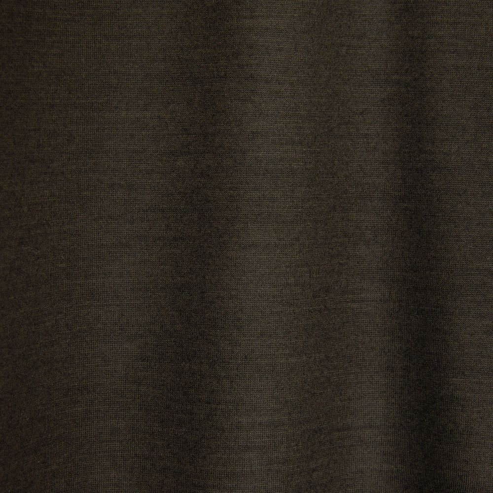 Crew Neck L/S Tee - Dark Olive / スーパー100sウォッシャブルウール天竺 - クルーネック L/S Tee / M26C15CS03C